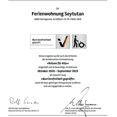 B1 - Barrierefreie In Wernigerode, Ideal Fuer Senioren Und Behinderte Menschen